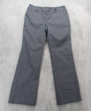 Ann Taylor Bootcut Dress Pants Women's 6 Gray Black Color Blend Polyester Rayon