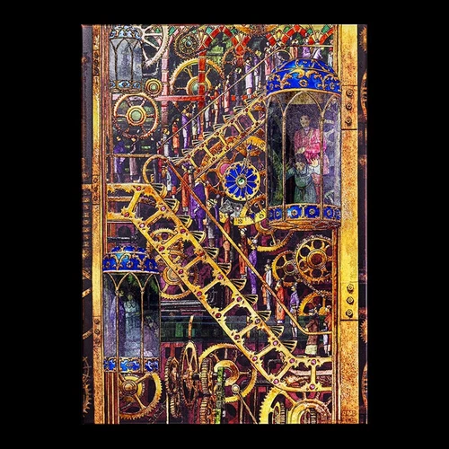 Displate Limited Edition - Steampunk City #20- Rare! New!! Never Hung