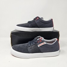 Youth Supra Stacks Vulc II Athletic Shoes / Dark Grey Red / 58193-058 / Size 1