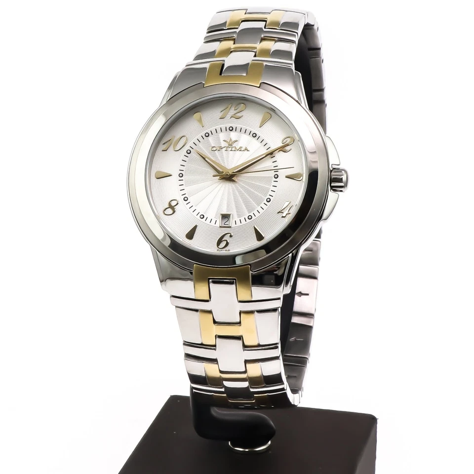 Optima • 瑞士手表 • 不锈钢 • 45 毫米 • 石英 • 3ATM • OSM326 — 第 3/4 张图片
