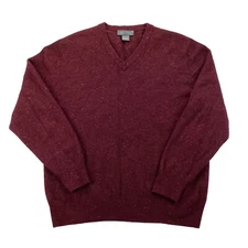 Daniel Cremieux Wool Cashmere Sweater Size L Intentional Lint Fits Like Size M