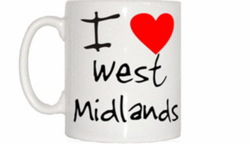 I Love Heart West Midlands Mug - Picture 1 of 1
