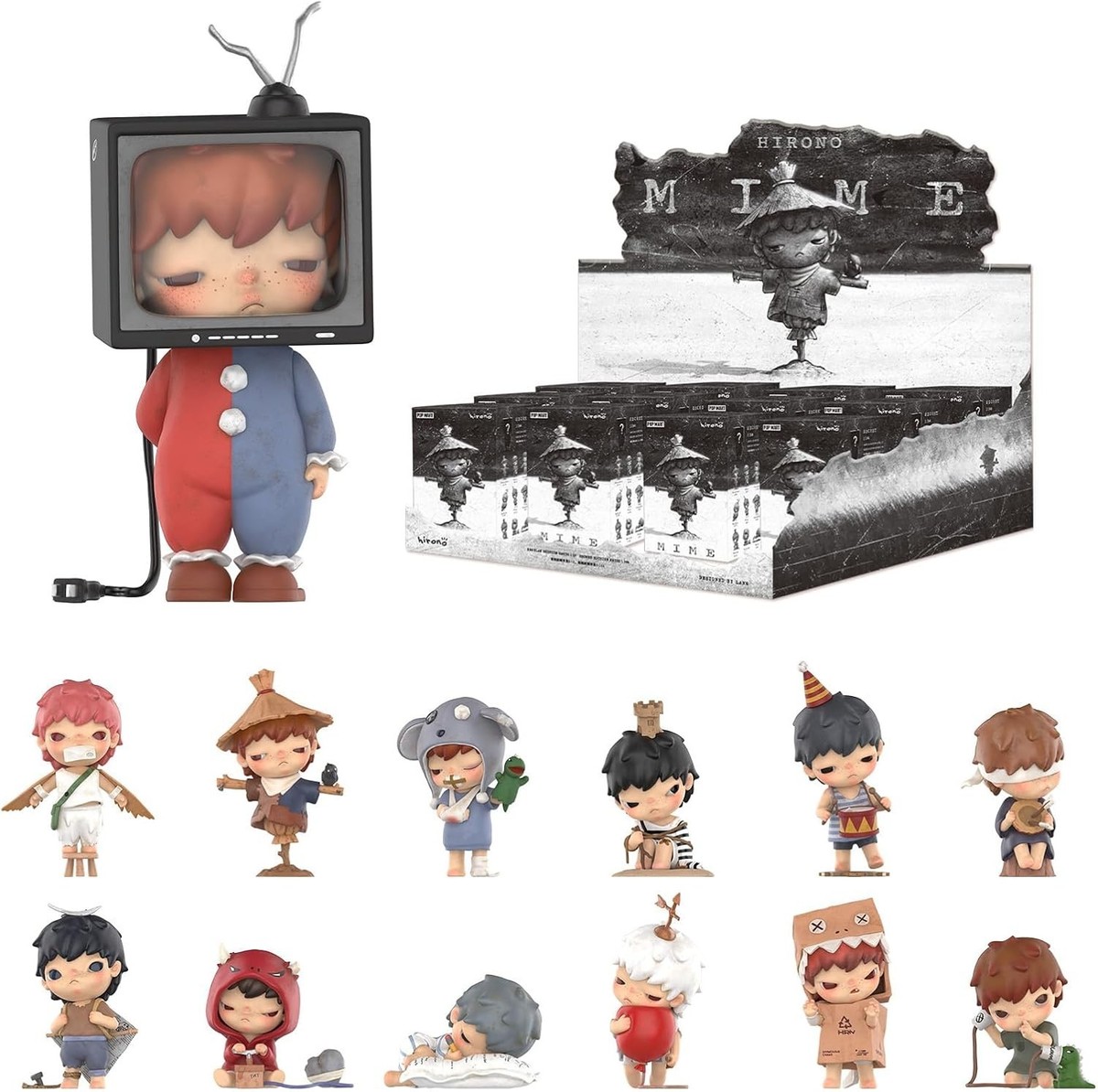 HIRONO Mime シリーズ POP MART x Hirono Mime series dolls and toys confirmed unboxed