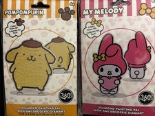 2 Diamond Painting Pal Pompompurin 4.53" x 4.92" and My Melody 3.3  x 6.2  