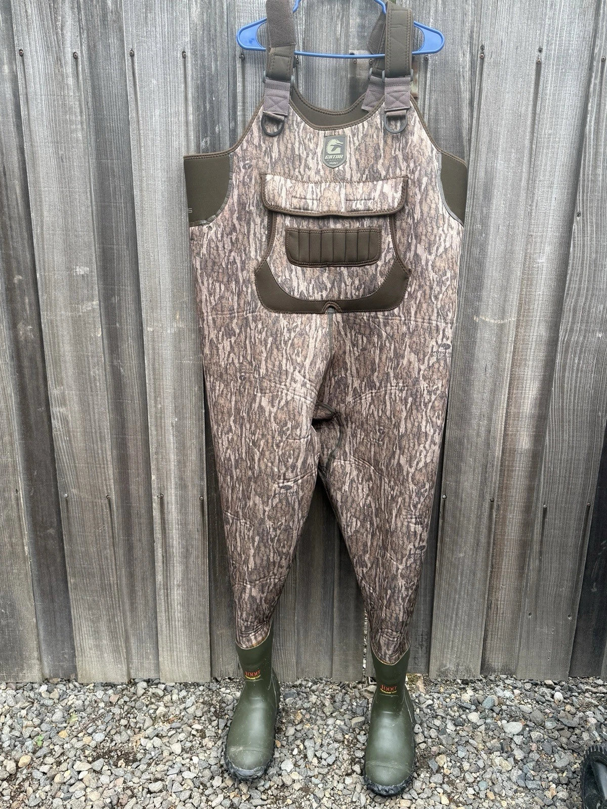 Gator Waders Mens waterproof insulated chest waders with boots XXL-10 fishing