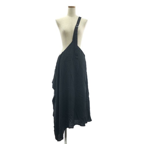 LIMI feu Limifu 2023SS One Shoulder Asymmetric Draped Skirt 2 Black Used KLDR-0 - 第 1/7 張圖片