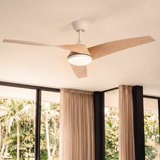 Ventilador de Techo con luz silencioso DC…