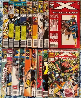 X-Factor #83-86 + MORE! Mixed Lot. '92-'95 + Annual #8 **V.F - Bagged & Carded**