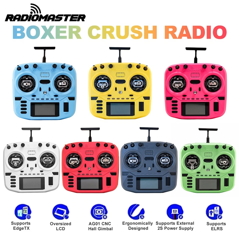 RadioMaster Boxer Crush Radio Sender 2.4G 16CH M2 ELRS Hall Gimbal Controller - Bild 2 von 4