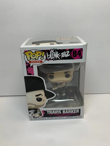 Funko Pop Rocks Blink 182 Travis Barker #84 Vinyl Figure ~ New, NRFB, READ
