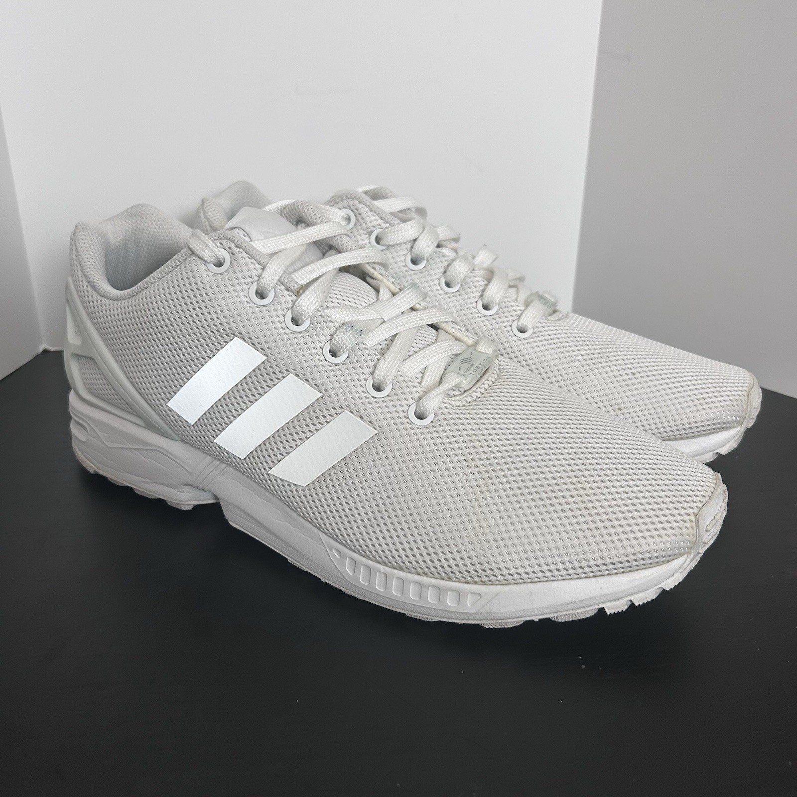 Adidas ZX Flux Shoes Mens Size 11 White Running Training Ath