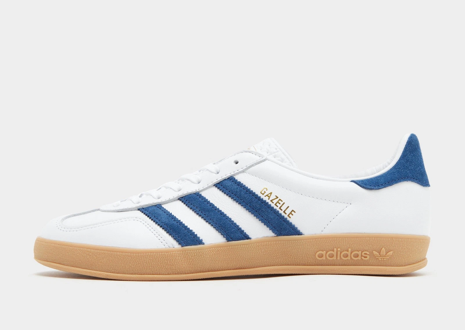 Adidas Originals GAZELLE INDOOR ® ( Men Sizes: UK 7 - 11 ) White / Mystery Blue
