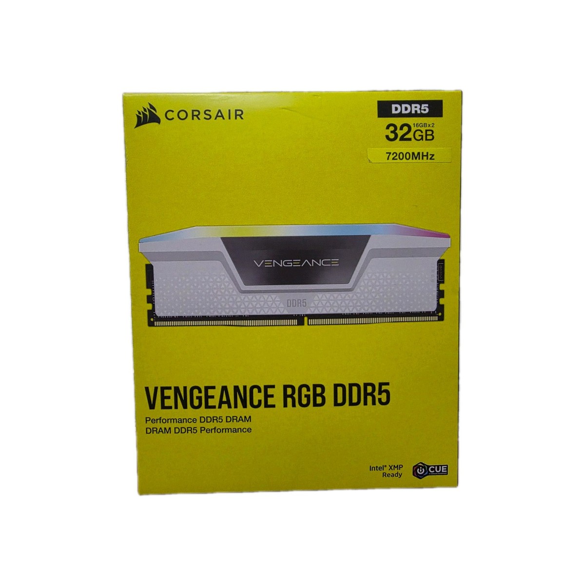 VENGEANCE® RGB 32GB (2x16GB) DDR5 DRAM 7200MT/s CL34 Memory Kit