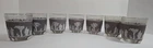 VTG  Jeanette Wedgwood Hellenic Grecian Lilac Classic "Rocks" Glasses Set Of 7