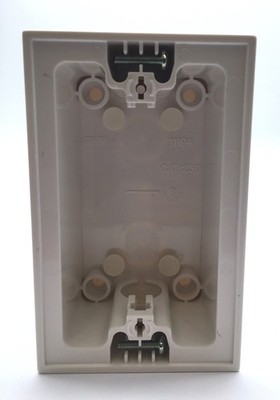 HPM 239WE Surface Mounting Block 45mm Depth IP56 White HPM239WE  x6