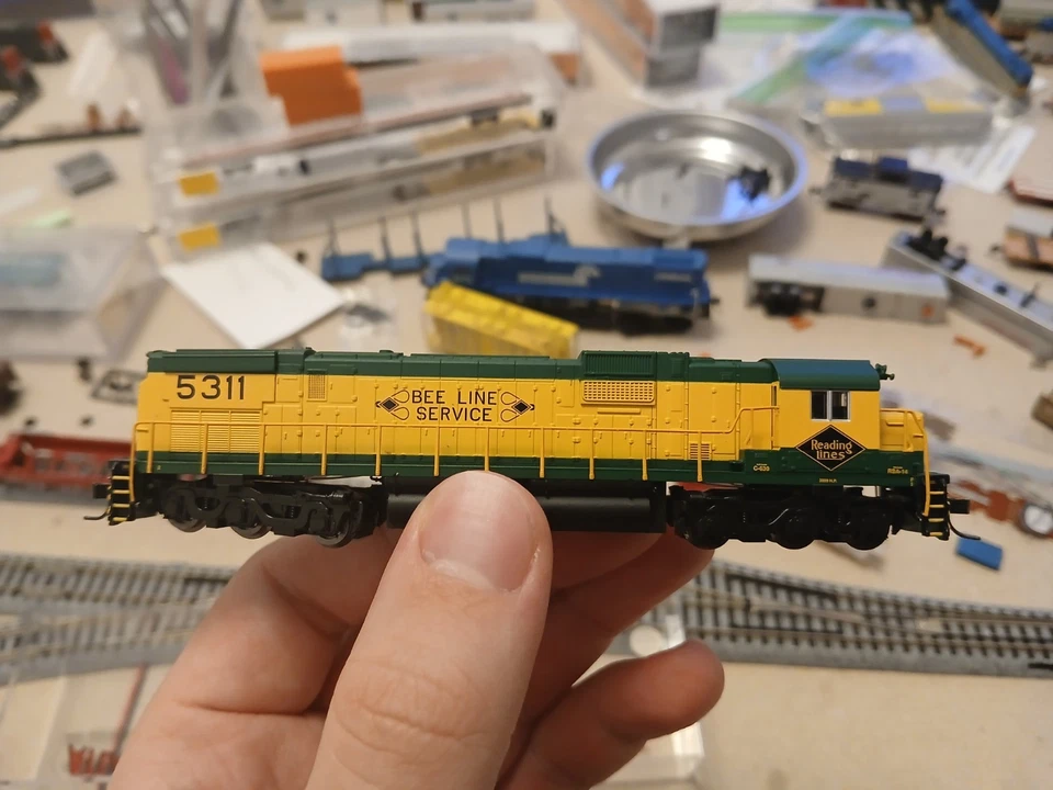N Scale Atlas Reading Alco C630#5311 Dcc Ready Runs Well Excellent Condition - Image 2 of 4