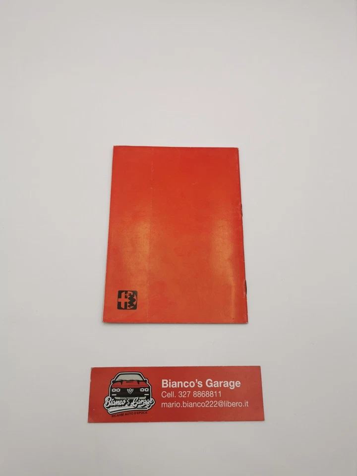 Libretto uso e manutenzione Alfa Romeo Spider 1300 Junior - Immagine 2 di 4