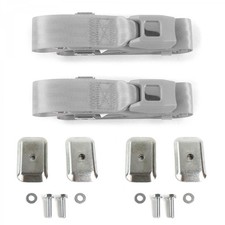 Ford Truck 1953 - 1956 Standard 2pt Gg Belt Kit Wbrackets-2 Belts