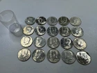 (20)  1970-D  US MINT SILVER KENNEDY HALF DOLLARS,  1 ROLL,  all BU/MS coins!!!!