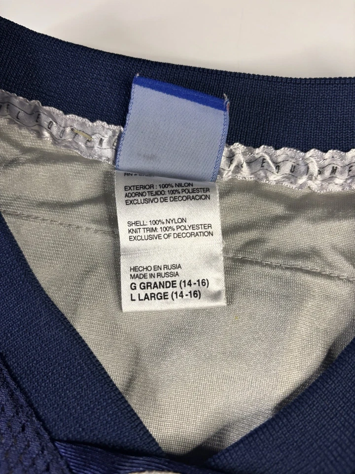 Vintage Reebok Dallas Cowboys Keyshawn Johnson #19 Jersey Size Youth L Blue NFL - Image 4 of 4