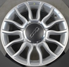1x Original Alufelge 15 Zoll Fiat 500 6Jx15 ET35 51939106 51850255 (3)