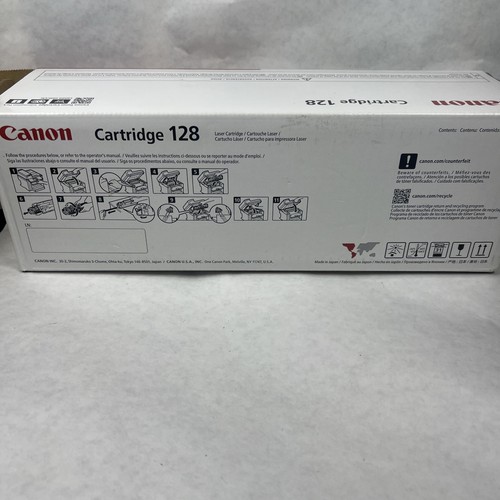 Canon 128 Black OEM Toner Cartridge - OPEN BOX NEVER USED - 第 4/6 張圖片