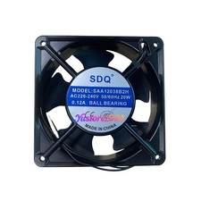 1 Pc. New SAA12038B2H Cabinet Cooling Fan 12038 AC220V-240V 20W 0.12A 12CM 2Pin