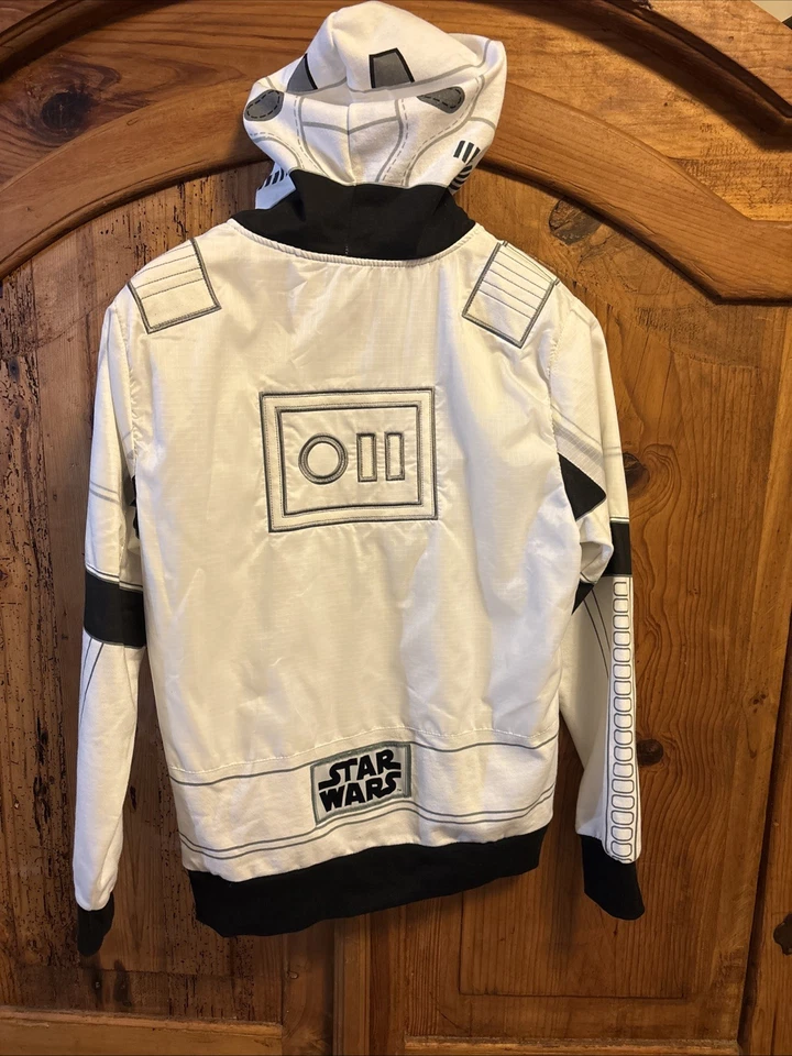 星球大战冲锋队全拉链连帽衫带蒙面帽 XL 码全新无标签 — 第 4/4 张图片