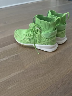 APL Concept x Ok Condition Size 5 and A Half Boys Green Basketball Shoes Used