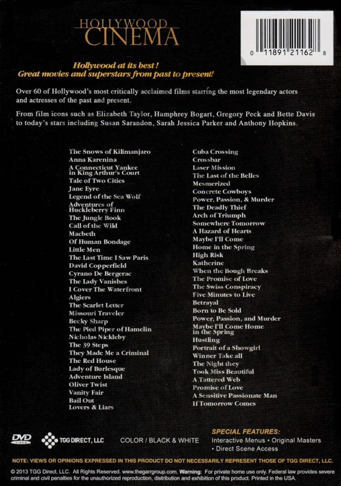 Hollywood Cinema (60-Movies) (Ultimate Collector s Edition) (Boxset) DVD - Image 2 of 2