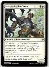 Martyr for the Cause #23 (NM) War of the Spark WAR Magic MTG