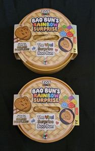 2 x NEW Bao Bun's Rainbow Surprise Series 1 Toy Master Mystery Squishy Dumpling