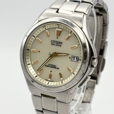 Citizen Attesa H110 T011331 Titanium Solar Radio Wave Watch Timepiece