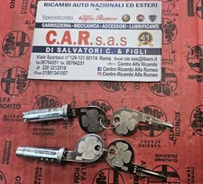 Coppia Blocchetti Maniglie Porte Con Chiave Unica Alfa Romeo Spider