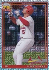 ALBERT PUJOLS TOPPS 1991 SILVER PACK CHROME MOJO REFRACTOR CARDINALS #13 2026 S1