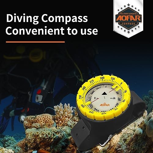  Dive Compass AF-Q60A Waterproof, Durable, Compact. Wrist Strap Type Compass  - Picture 6 of 6