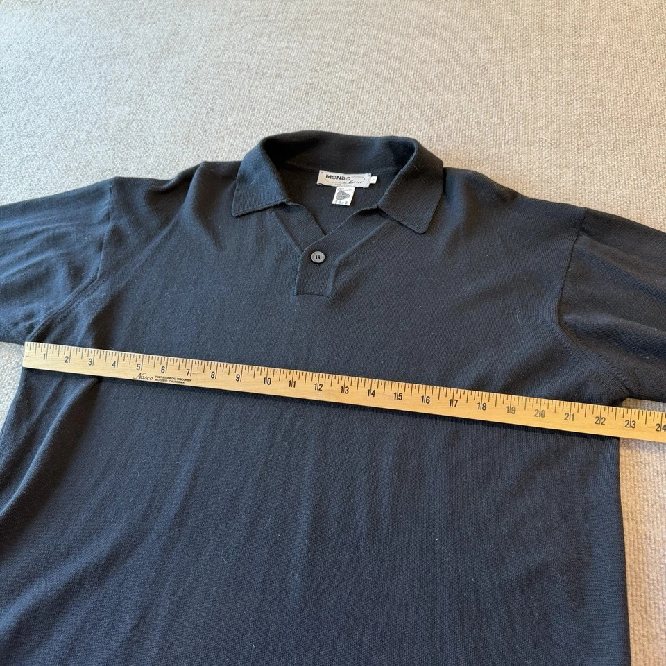 Винтажный Mondo Di Marco 100% шерсти мериноса черный свитер размер L сделано в Италии - Изображение 3 из 4