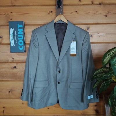 J. M. Haggar  Premium Stretch Classic-Fit Suit Jacket Blazer NWT Size 42 Short