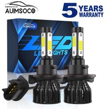Faros LED A+ para Chevy Spark LT Hatchback 4 puertas 2013-2020 9008/H13