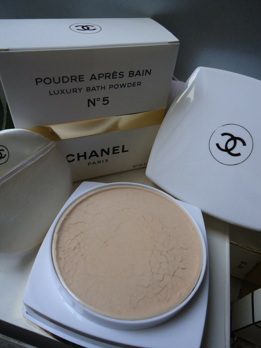 CHANEL No5 Luxury Highly Perfumed Bath Body Powder Talc 150g
