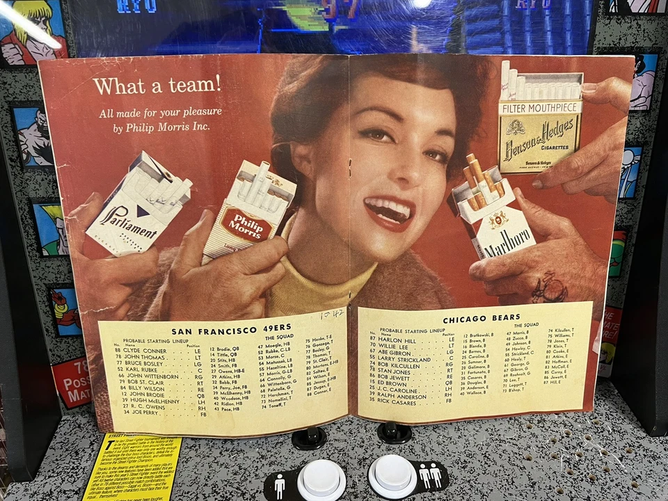 October 26 1958 San Francisco Forty Niners 49ers vs. Chicago Bears Program - Image 4 of 4