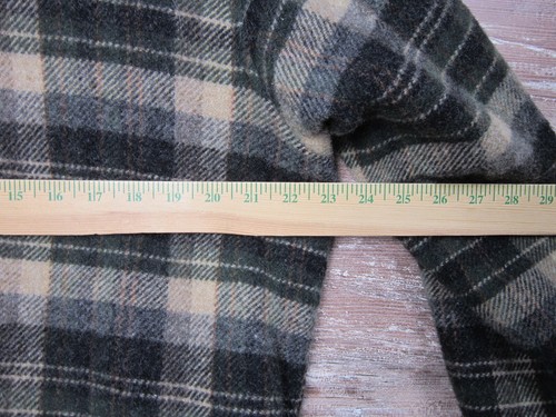 Woolrich Womens Jacket Gray Tartan Plaid 85% Wool Blend Size L - Picture 10 of 10