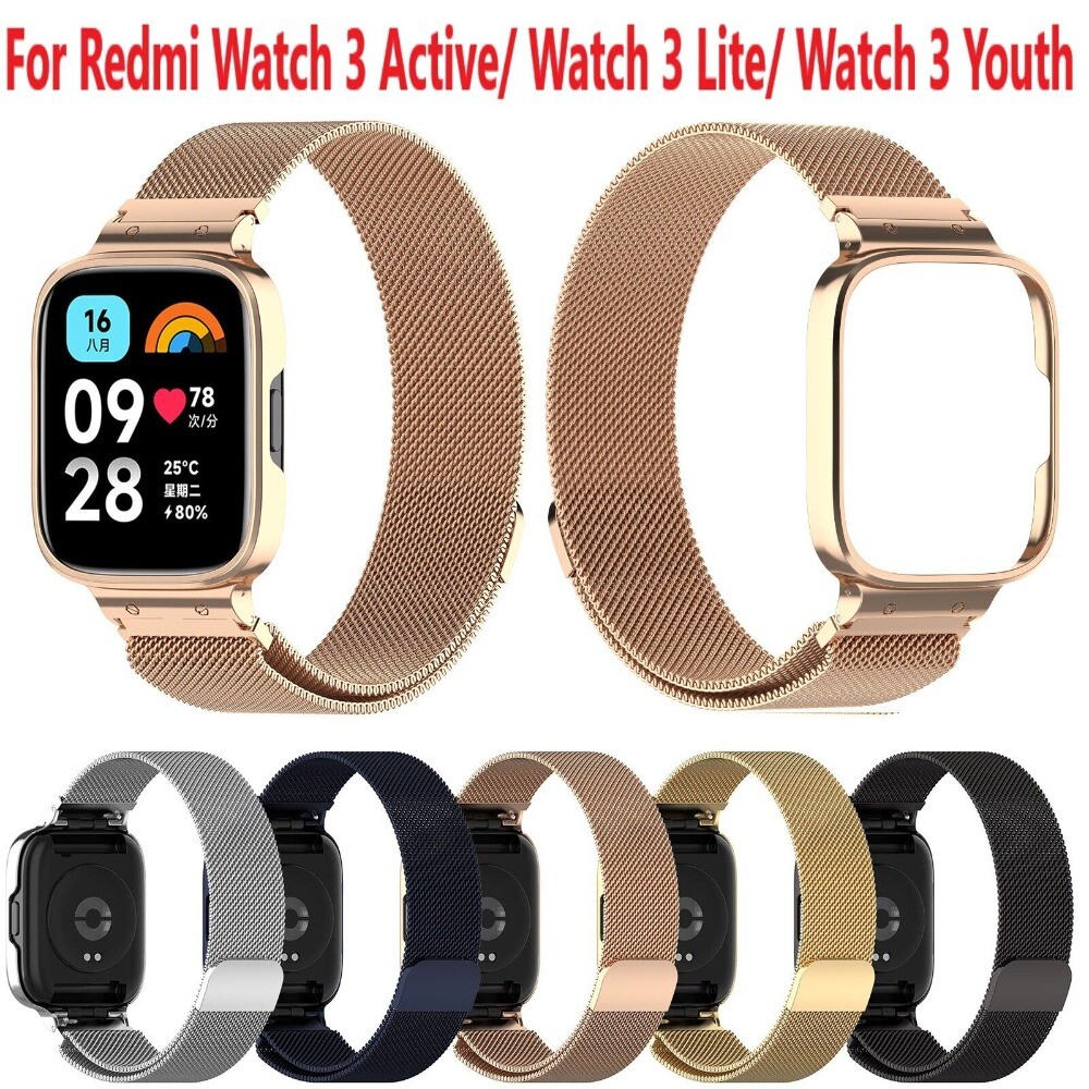 Strap For Xiaomi Redmi Watch Active/3 Lite Magnetic Stainless
