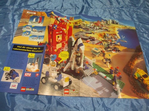 LEGO - Werbung von 1995 , Poster - Prospekt , Spiel , Nostalgie , NE 260 BB - Bild 4 von 4