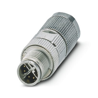 1 pcs - Phoenix Contact Circular Connector, 8 Contacts, M12 Connector, Plug