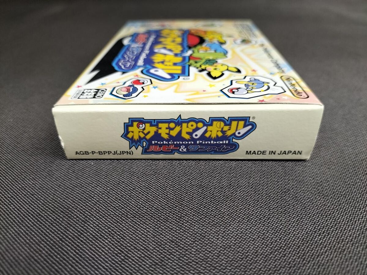 Pokemon Pinball Ruby & Sapphire Nintendo Gameboy Advance GBA Pokemon Pinball Ruby & Sapphire Nintendo Gameboy Advance GBA