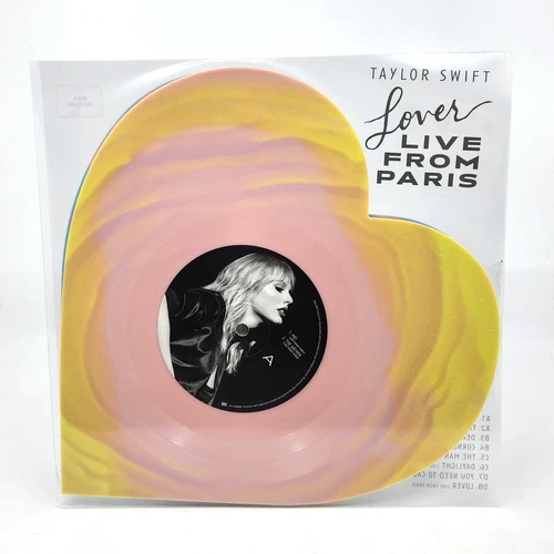 Taylor Swift Lover Live From Paris Heart Shaped Vinyl (2025 version) NEW