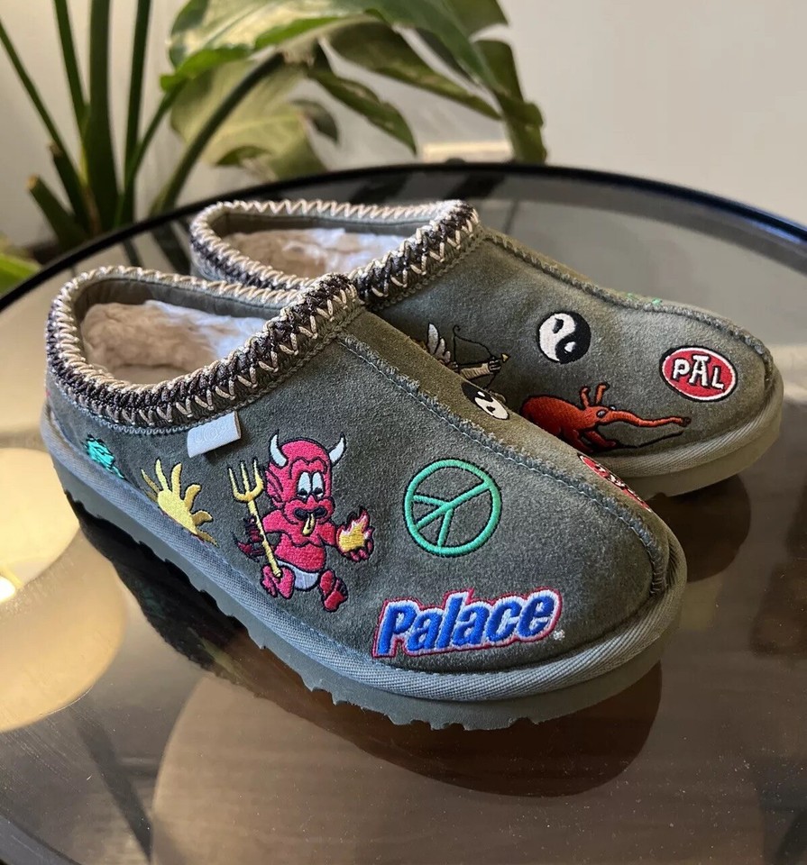 Palace x UGG Tasman Slipper Burnt Olive Green Men’s US Size 4 / Wmns