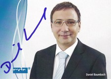 MDR Fernsehen *Thüringen Journal* Autogrammkarte #2 von DANIEL BAUMBACH