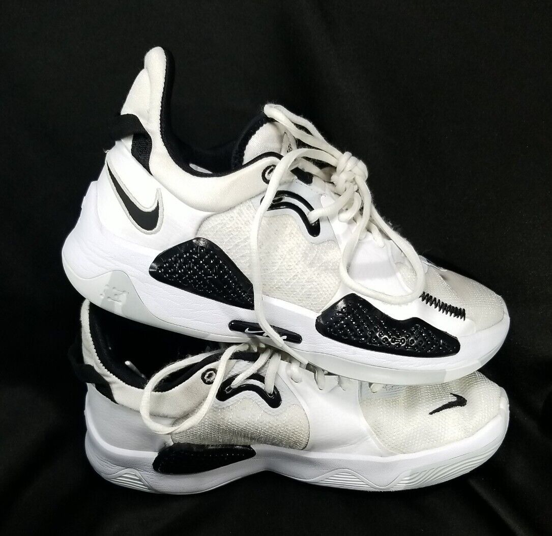 Size 6.5 - Nike PG 5 TB White Black Men's Sneaker 2021 | eBay